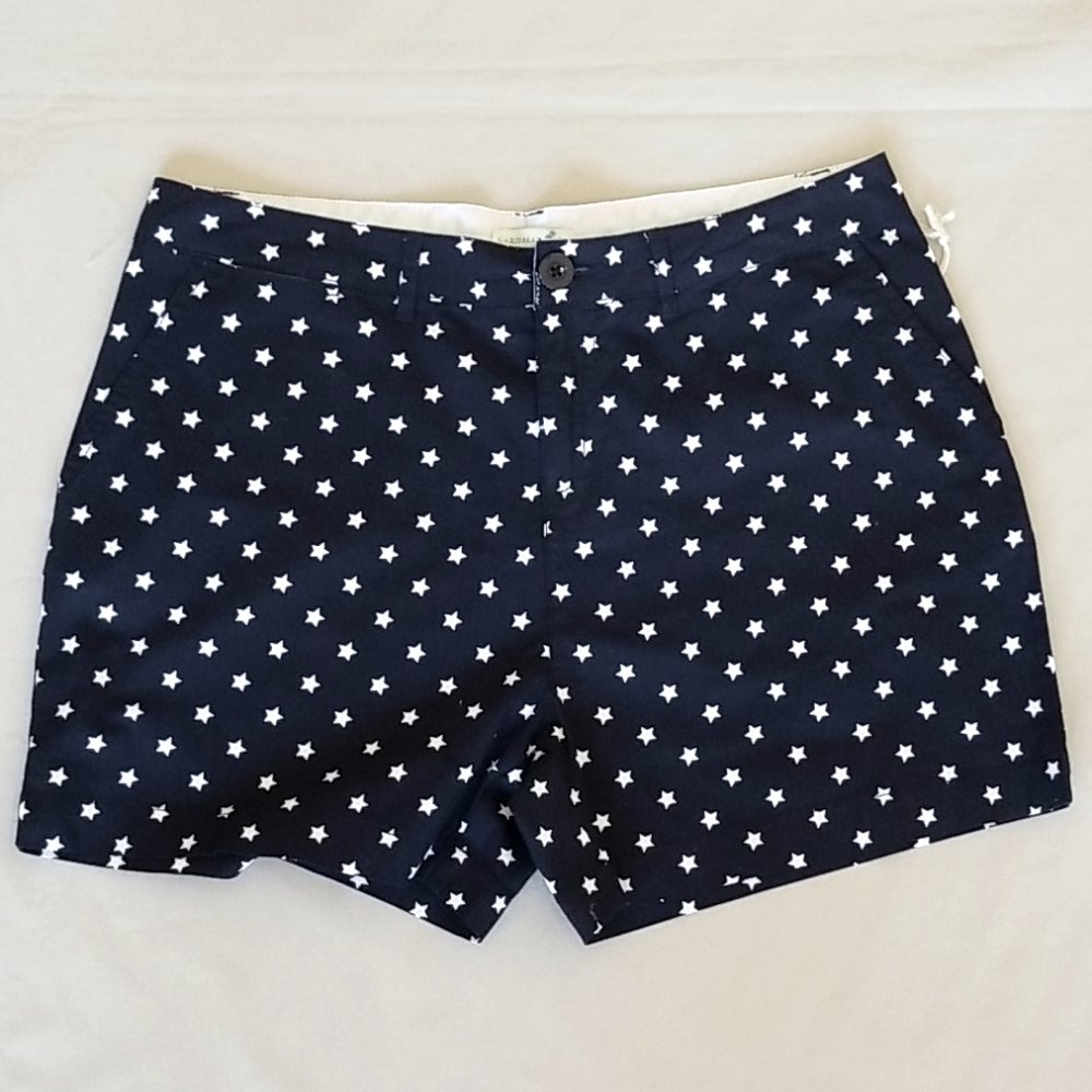 Caribbean Joe Navy Stars Shorts 12P NWT
